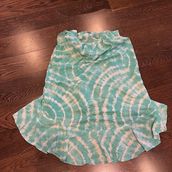 Turquoise bathing suit cover up - Picture 3 of 4
